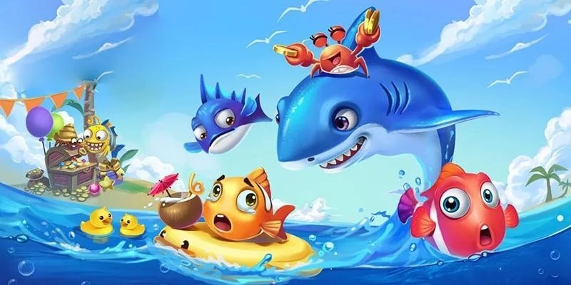 Thế giới của sinh vật phong phú tại sảnh bắn cá